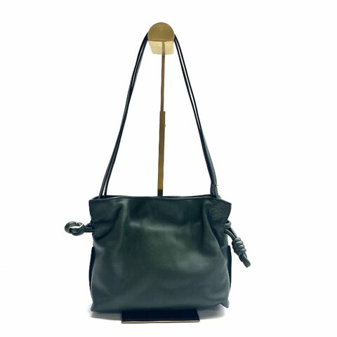 LOEWE 軍綠色 flamenco knot 肩背包