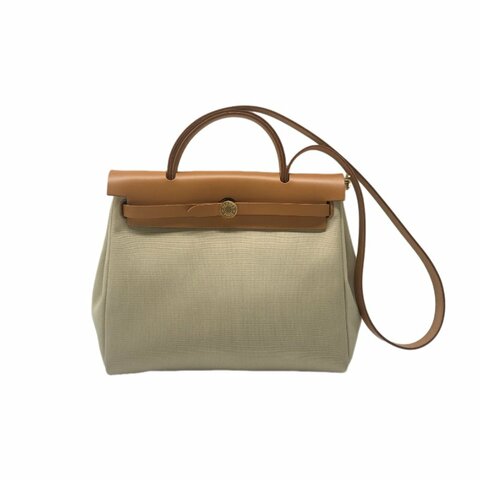Hermès 金棕 herbag31 U刻 肩背包