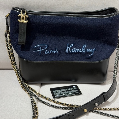 99新 Chanel 漢堡系列 簽名款 流浪包 中號