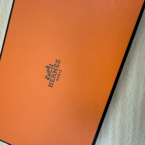 Hermes Calvi duo compact 霧霾灰 零錢包卡包