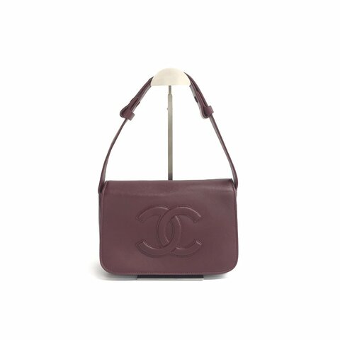 Chanel 酒紅棕色 26SS 晶片 郵差 hobo 肩背包 晶片26年4月 辛芷蕾同款