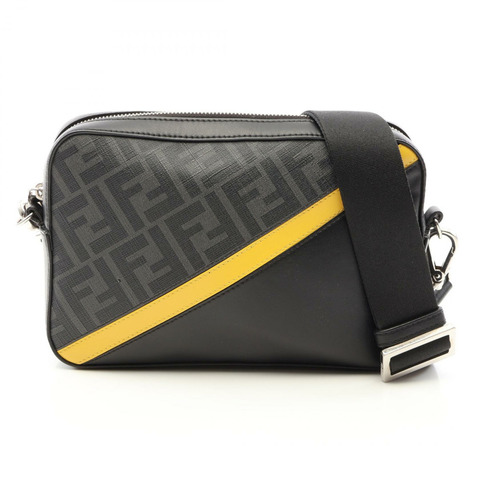 FENDI 斜背相機包 Zucca 單肩斜背包 7M0286 帆布皮革