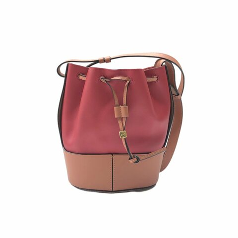 LOEWE 紅色 balloon 水桶 肩背包