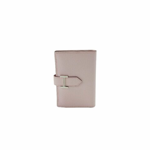 Hermès M7戀愛粉 bearn W刻 錢包