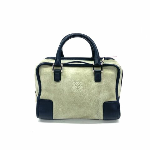 LOEWE 卡其色 amazona 肩背包