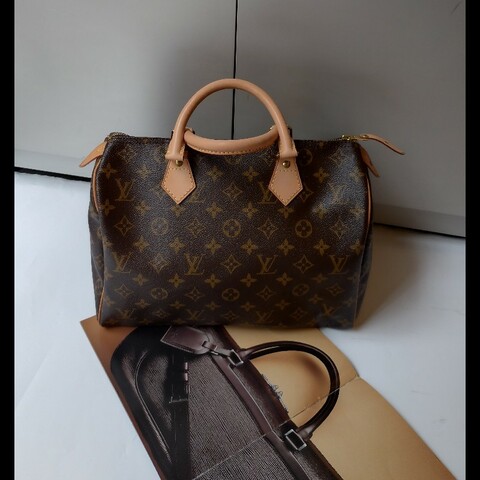LV 老花波士頓包 apeedy 30
