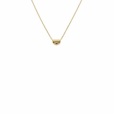 Tiffany & Co. 18K玫瑰金 9mm 金豆 項鏈