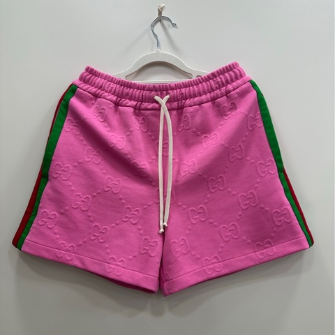 GUCCI古馳 字母提花休閒短褲 S碼