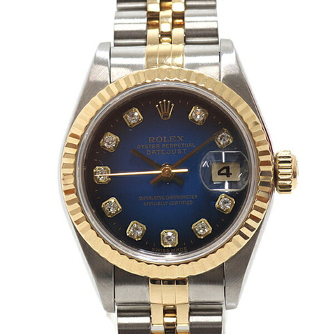 勞力士女士腕錶 Datejust 69173G BLG 自動上鍊 T 字頭(1996 年)翻新