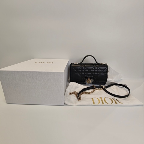 Dior 迪奧 黑金手提斜挎包