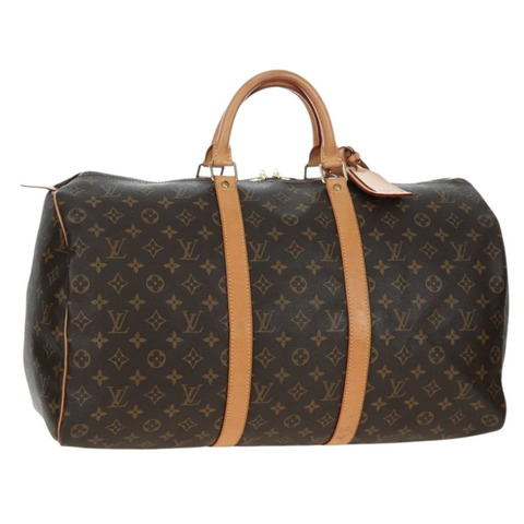 路易威登 Monogram Keepall 50 波士頓包 M41426 LV Auth 205367V