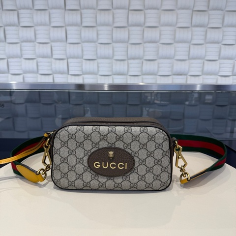 Gucci古馳虎頭相機包 尺寸24*14*7  男女同款