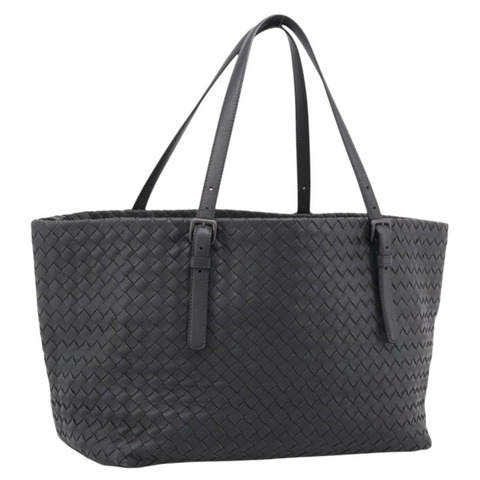 Bottega Veneta INTRECCIATO 黑色真皮肩背包 正品 207317SAV