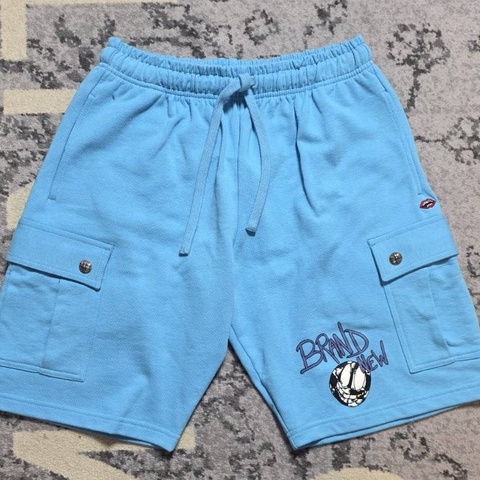 chrome hearts MattyBoy 藍色休閒短褲-L
