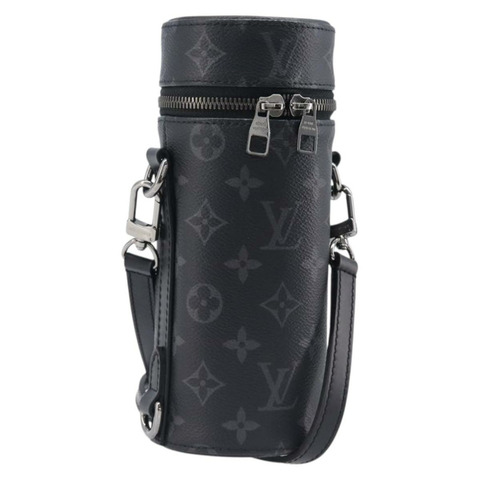 路易威登 Monogram Eclipse 手提包 Porte Boutille GI0398 Auth 202678M