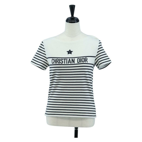 Christian Dior 短袖T卹 純棉 XS 白色 正品 203729M
