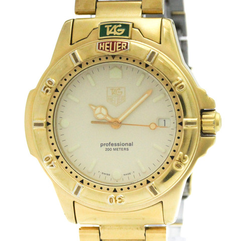 TAG HEUER 專業鍍金石英男士腕錶 994.706K