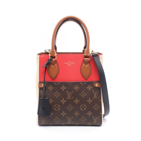 路易威登 Fold Tote PM 兩用手提包/手袋，塗層帆布和皮革，Monogram 圖案，女士，棕色/多色，M45389