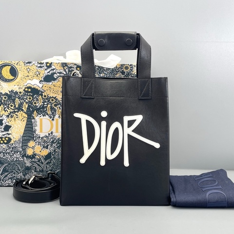 Dior迪奧塗鴉琴譜黑色單肩包 97新