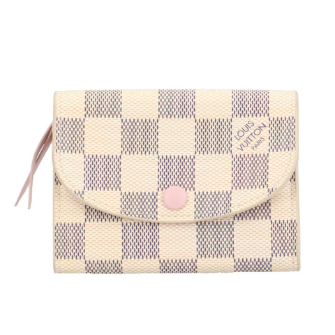 路易威登 Portemonnaie Rosalie Damier Azur 錢包/零錢包，帆布 N61276，女士 LOUIS VUITTON