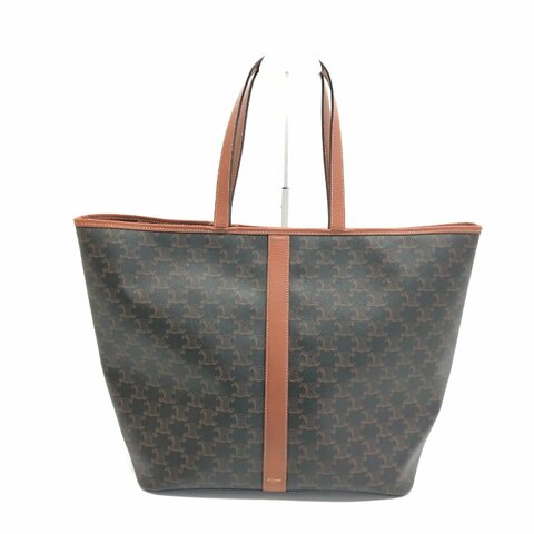 Celine 棕色 老花 Cabas tote 31尺寸 肩背包