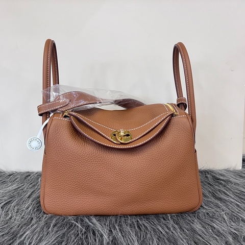 Hermes 37金棕Togo皮 金釦LIndy26