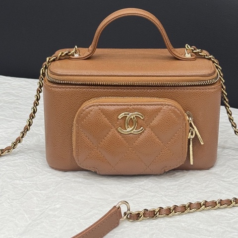 Chanel香奈兒 23p 焦糖色 化妝盒
