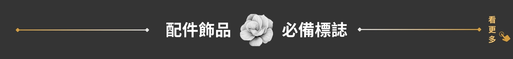 配件飾品 必備標誌